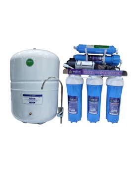 Wellon Blue 15 LPH UNDERSINK RO+UV+Alkaline SYSTEM with 22 Liters Pressure Storage Water Tank